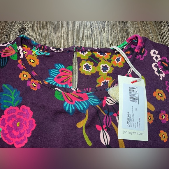 Johnny Was NWT The Janie Favorite High Neck Swing Tunic Size Small - Picture 4 of 6